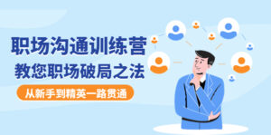 (4482期)职场沟通训练营:教您职场破局之法,从新手到精英一路贯通-创客云联盟
