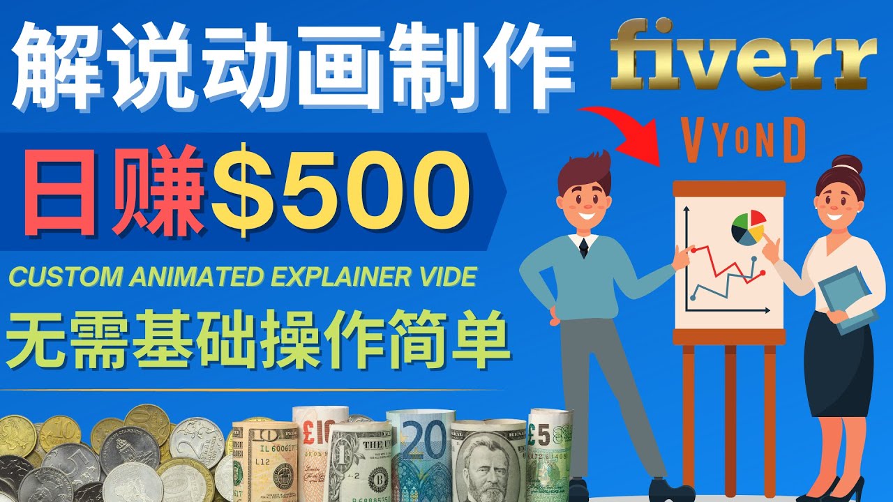 （4286期）制作解说类动画视频（Animated Explainer）日赚500美元以上 – 0基础可操作-创客云联盟