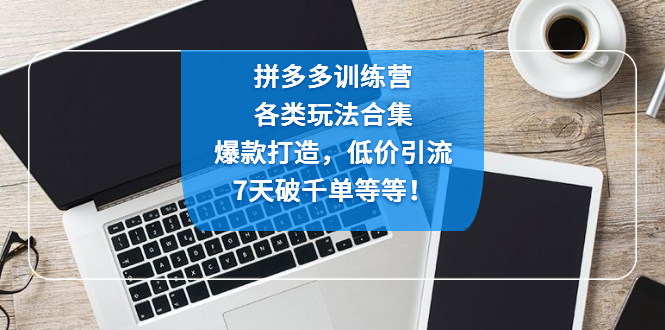 （4693期）拼多多训练营：各玩法合集，爆款打造，低价引流，7天破千单等等！-创客云联盟
