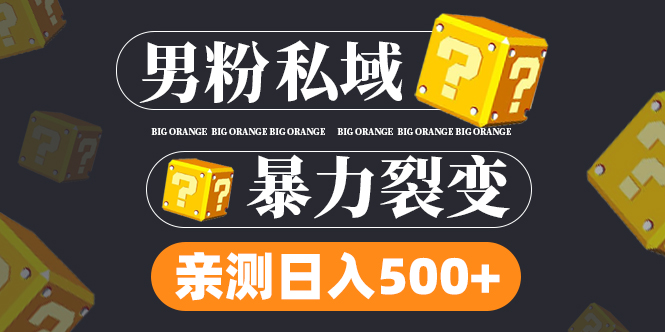 （4880期）男粉私域项目：亲测男粉裂变日入500+（视频教程）-创客云联盟