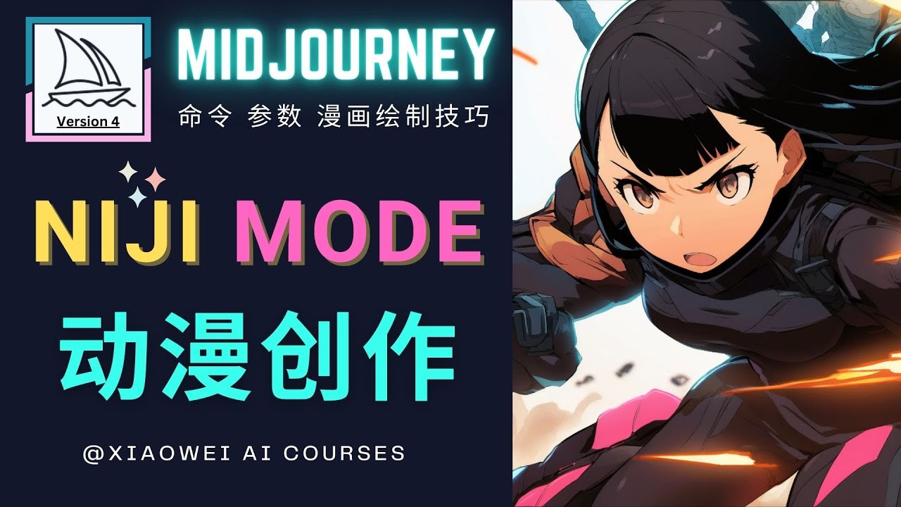 （4901期）使用Midjourney的Niji模式，绘制专业级的动漫作品，多重风格可选-创客云联盟