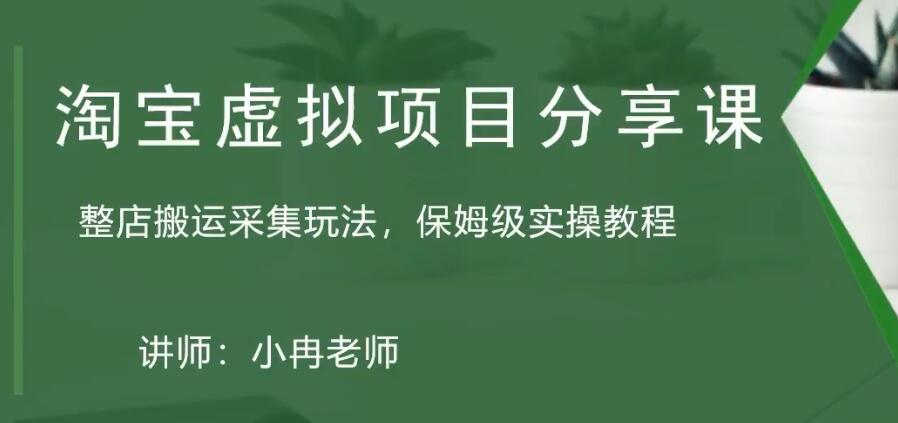 （5090期）淘宝虚拟整店搬运采集玩法分享课：整店搬运采集玩法，保姆级实操教程-创客云联盟