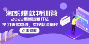 (5121期)2023淘系爆款特训营,2023最新运营打法,学习爆款思维,实现利润增长-创客云联盟