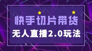 （5427期）快手网红切片2.0无人直播玩法保姆级教程，二驴的独家授权-创客云联盟