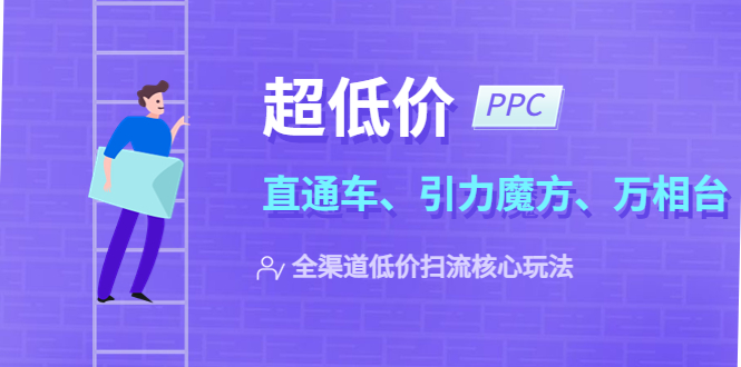 （5659期）2023超低价·ppc—“直通车、引力魔方、万相台”全渠道·低价扫流核心玩法-创客云联盟