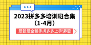 （5684期）2023拼多多培训班合集（1-4月），最新最全新手拼多多上手课程!-创客云联盟