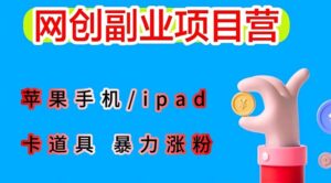 （6232期）最新利用苹果手机/ipad 的ios系统，卡道具搬短视频，百分百过原创-创客云联盟