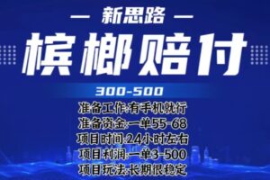 （6302期）最新外卖槟榔赔付思路，一单收益至少300+（仅揭秘）-创客云联盟