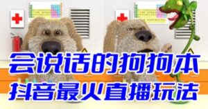 （6418期）抖音无人直播玩法会说话的狗狗本弹幕礼物互动小游戏（游戏软件+开播教程）-创客云联盟