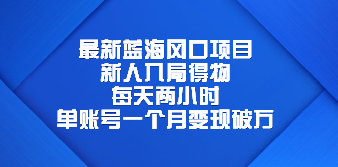 （6514期）最新蓝海风口项目，新人入局得物，每天两小时，单账号一个月变现破万-创客云联盟