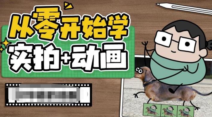 （6570期）从零开始学实拍加动画，实拍加动画创意教程（49节视频课）-创客云联盟