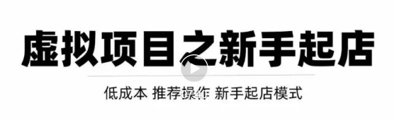 虚拟项目快速起店模式，0成本打造月入几万虚拟店铺！-创客云联盟