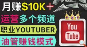 同时运作多个Youtube频道,不露脸,不录音,轻松制作热门节目,月入过万美元-创客云联盟