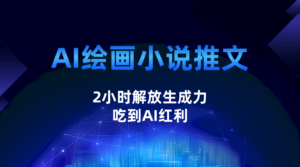 AI绘画小说推文，2小时解放生产力，吃到AI红利-创客云联盟