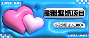 （7451期）小红书膨胀壁纸项目玩法，女生最爱的壁纸，0门槛新手也可操作日入300+-创客云联盟