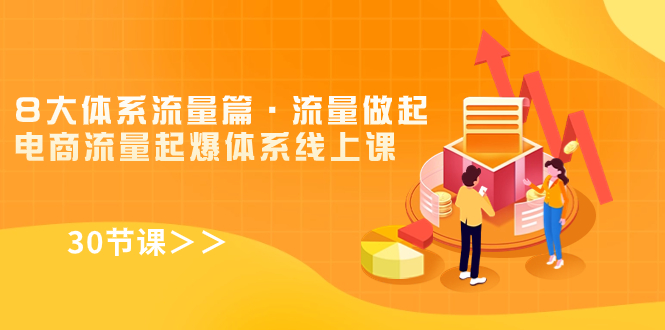 （7547期）8大体系流量篇·流量做起，电商流量起爆体系线上课（30节课）-创客云联盟