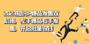 2023知识IP-爆品发售双阶班，左手爆品右手发售，开启批量收钱-创客云联盟