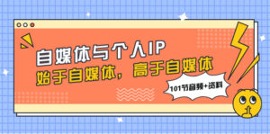 (7899期)自媒体与个人IP,始于自媒体,高于自媒体(101节音频+资料)-创客云联盟