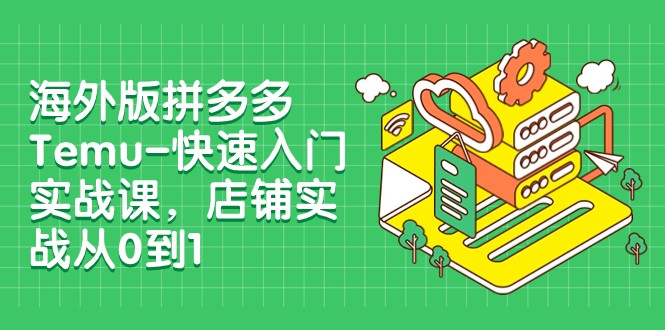 外版拼多多Temu-快速入门实战课，店铺实战从0到1（12节课）-创客云联盟