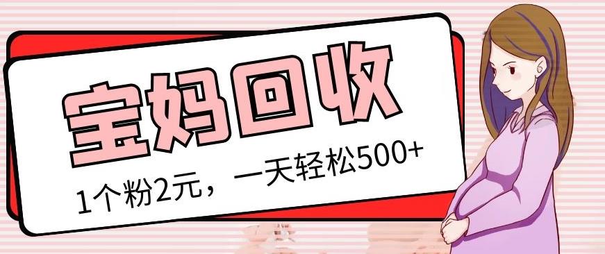 最新宝妈粉回收变现计划及胎教音乐高端变现玩法全套教程！（非老玩法）-创客云联盟