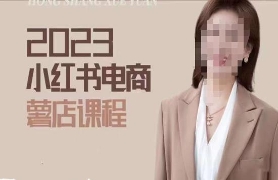 2023小红书电商课，新手小白从0~1玩转小红书薯店电商-创客云联盟