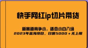 2023爆火的快手网红IP切片，号称日佣5000＋的蓝海项目，二驴的独家授权-创客云联盟