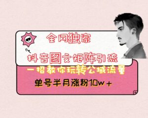 抖音图文矩阵引流日引百粉，不需要拍视频也不需要露脸，看完就可以直接操作-创客云联盟