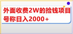 外面收费2w的直播买货捡钱项目,号称单场直播撸2000+【详细玩法教程】-创客云联盟