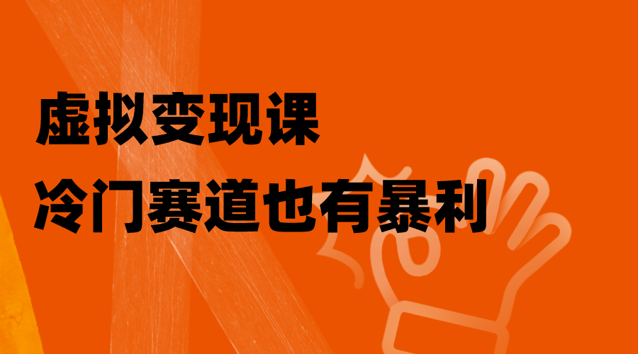 （8219期）虚拟变现课，冷门赛道也有暴利，手把手教你玩转冷门私域-创客云联盟