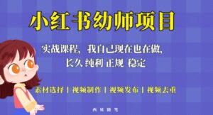 单天200-700的小红书幼师项目（虚拟），长久稳定正规好操作！-创客云联盟