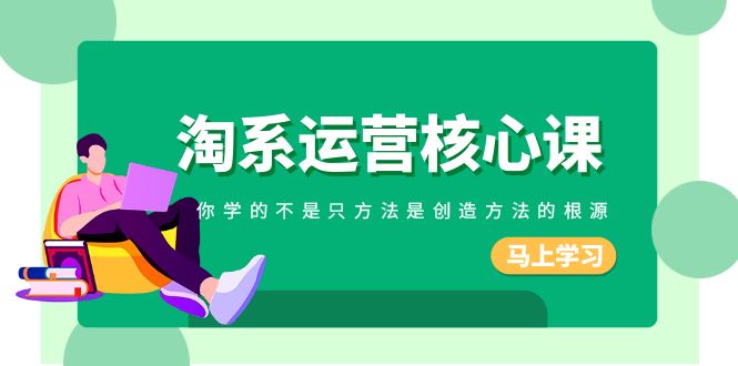（8392期）淘系-运营核心课，你学的不是只方法是创造方法的根源（190节课）-创客云联盟