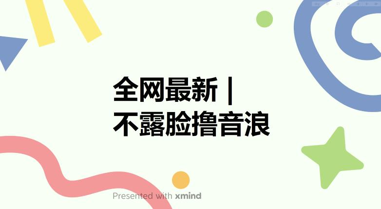 全网最新不露脸撸音浪，跑通自动化成交闭环，实现出单+收徒收益最大化【揭秘】-创客云联盟