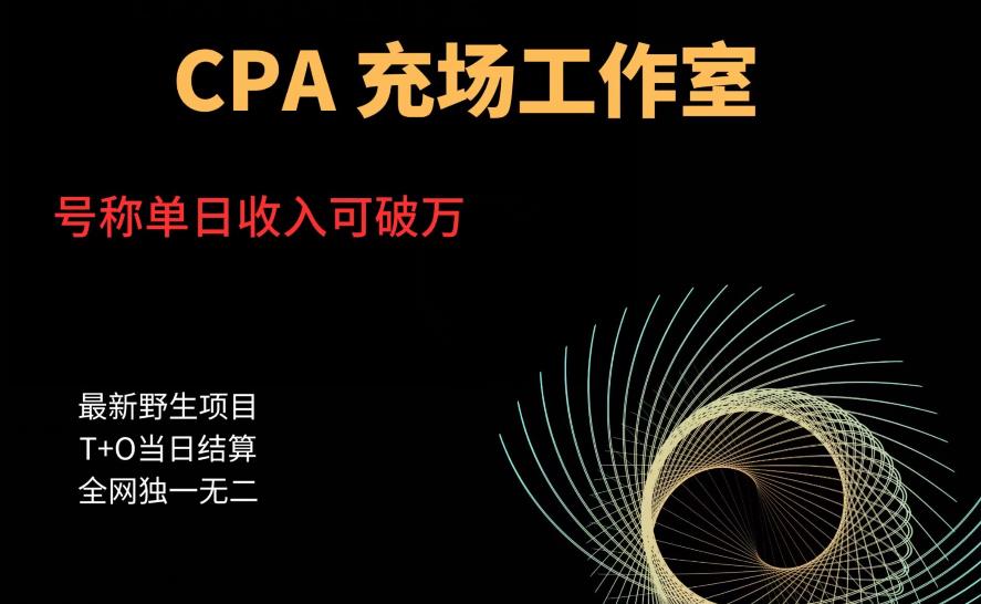 cpa充场工作室，号称单日收入10000+（揭秘）-创客云联盟