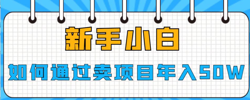 新手小白如何通过卖项目年入50W【揭秘】-创客云联盟