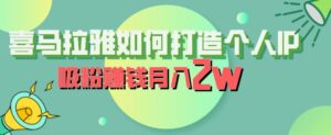 喜马拉雅如何打造个人IP，吸粉赚钱月入2W【揭秘】-创客云联盟
