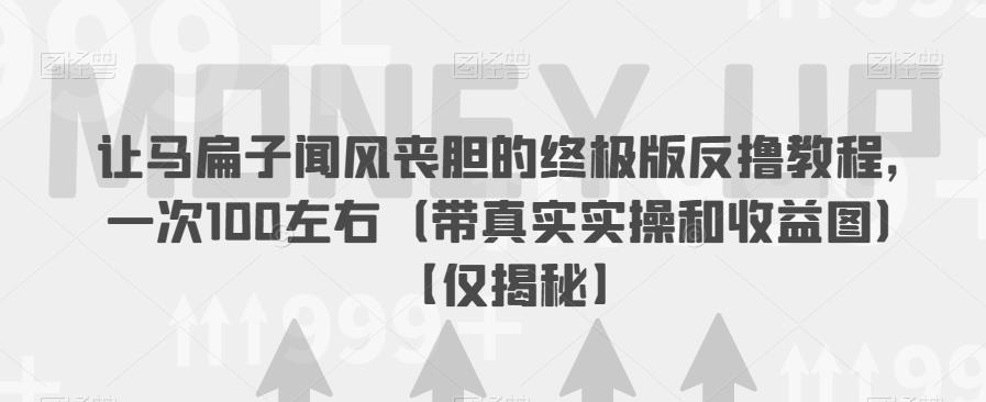 让马扁子闻风丧胆的终极版反撸教程，一次100左右（带真实实操和收益图）【仅揭秘】-创客云联盟
