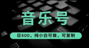 最热门音乐号玩法,10倍利润,日入500,可复制,纯小白可做【揭秘】-创客云联盟