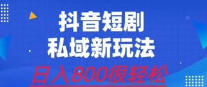 外面收费3680的短剧私域玩法,有手机即可操作,一单变现9.9-99,日入800很轻松【揭秘】-创客云联盟