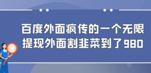 外面收费980的百度极速版最新玩法，多窗口拉满一小时利润在30-50+【软件+教程】-创客云联盟