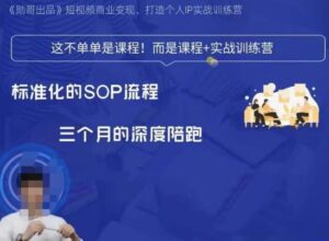 勋哥·短视频变现训练营,解决核心问题,标准化起号流程,以变现为核心-创客云联盟