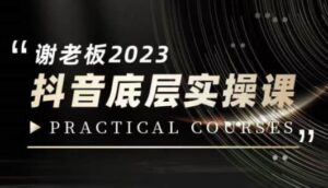 蟹老板·2023抖音底层实操课,打造短视频的底层认知-创客云联盟