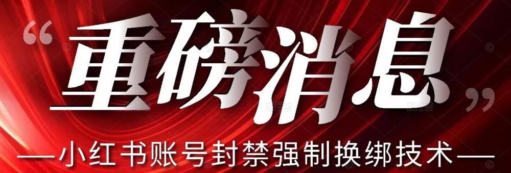 【最新】小红书账号封禁强制换绑技术可日赚300-创客云联盟
