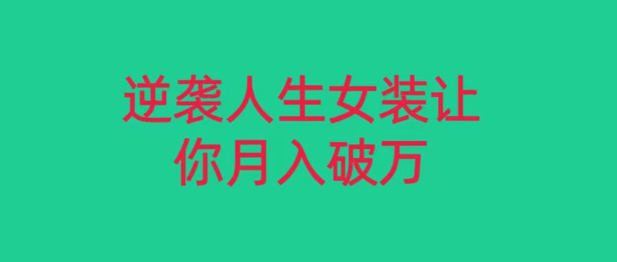 小红书女装无货源月入过万，只要努力就会有成效！-创客云联盟