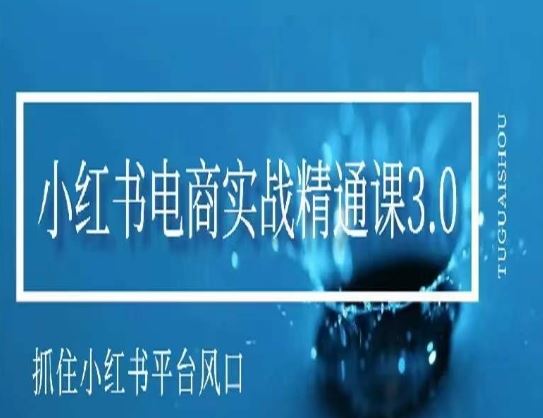 小红书电商实战精通课3.0，抓住小红书平台的风口，不错过有一个赚钱的机会-创客云联盟