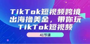 TikTok短视频跨境出海撸美金，带你玩TikTok短视频（35节课）-创客云联盟