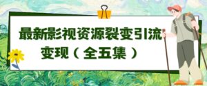 利用最新的影视资源裂变引流变现自动引流自动成交（全五集）-创客云联盟
