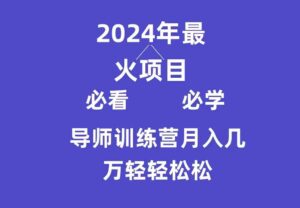(9301期)导师训练营互联网最牛逼的项目没有之一,新手小白必学,月入3万+轻轻松松-创客云联盟