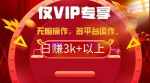 （9377期）2024年最新一键多平台带货，这么简单无脑的操作日入3k+你玩过吗？几分钟…-创客云联盟