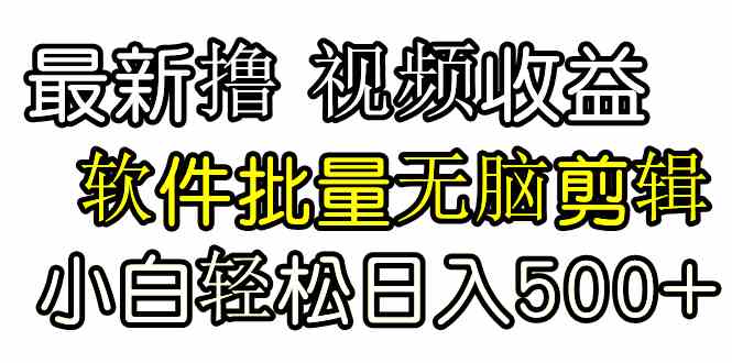 （9569期）发视频撸收益，软件无脑批量剪辑，第一天发第二天就有钱-创客云联盟