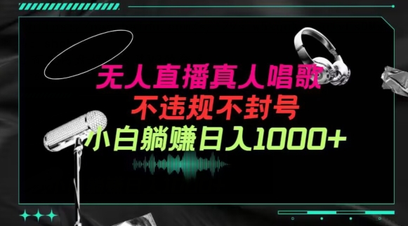 抖音24小时无人直播音乐，不违规，不封号纯撸音浪，小白实操当天日入1000+-创客云联盟